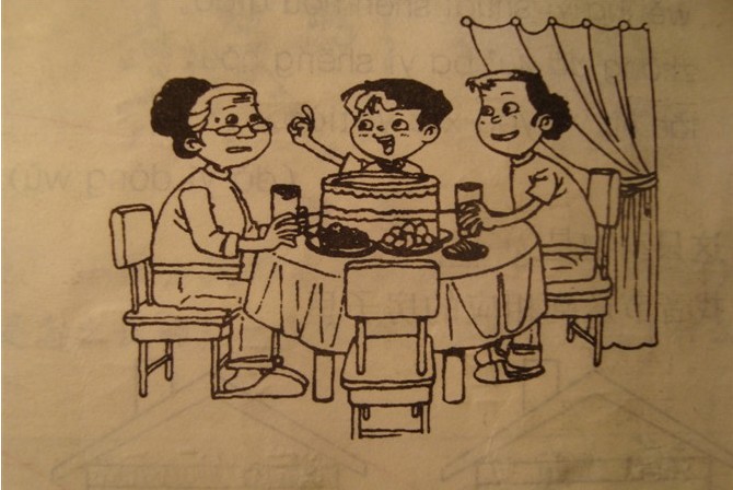 看图写话:过生日